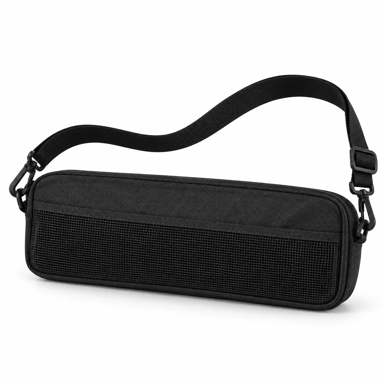 Quick Sit Pocket Seat in Black — Hero Folded